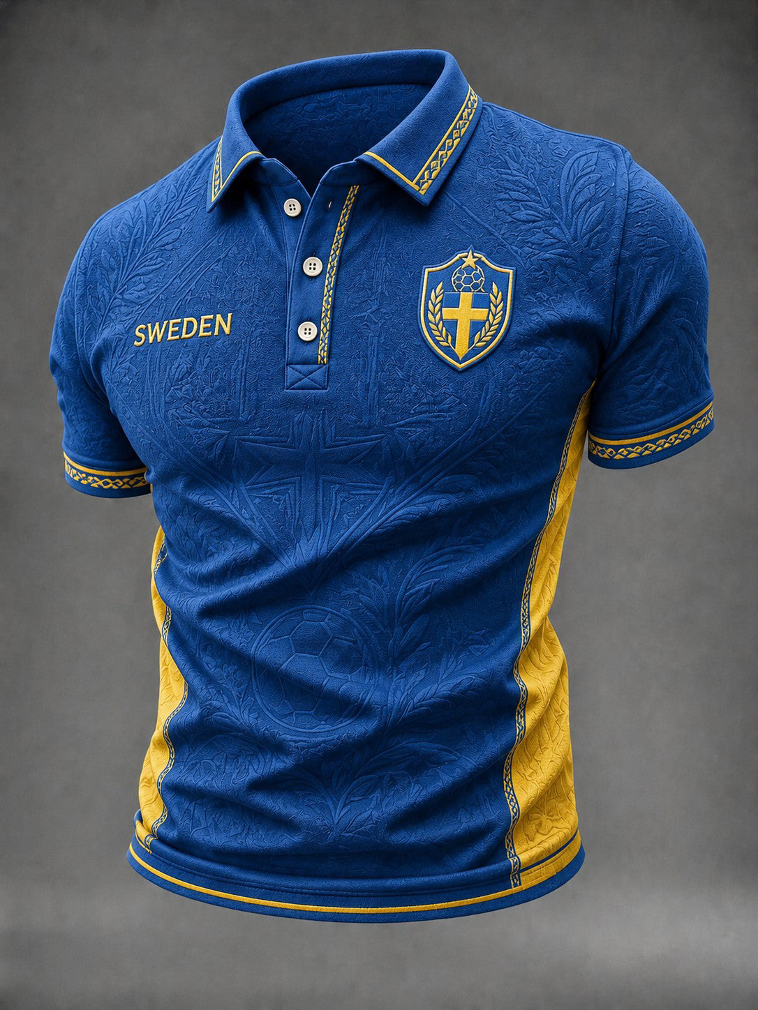 Herrtröja med fotbollsmotiv från Sverige