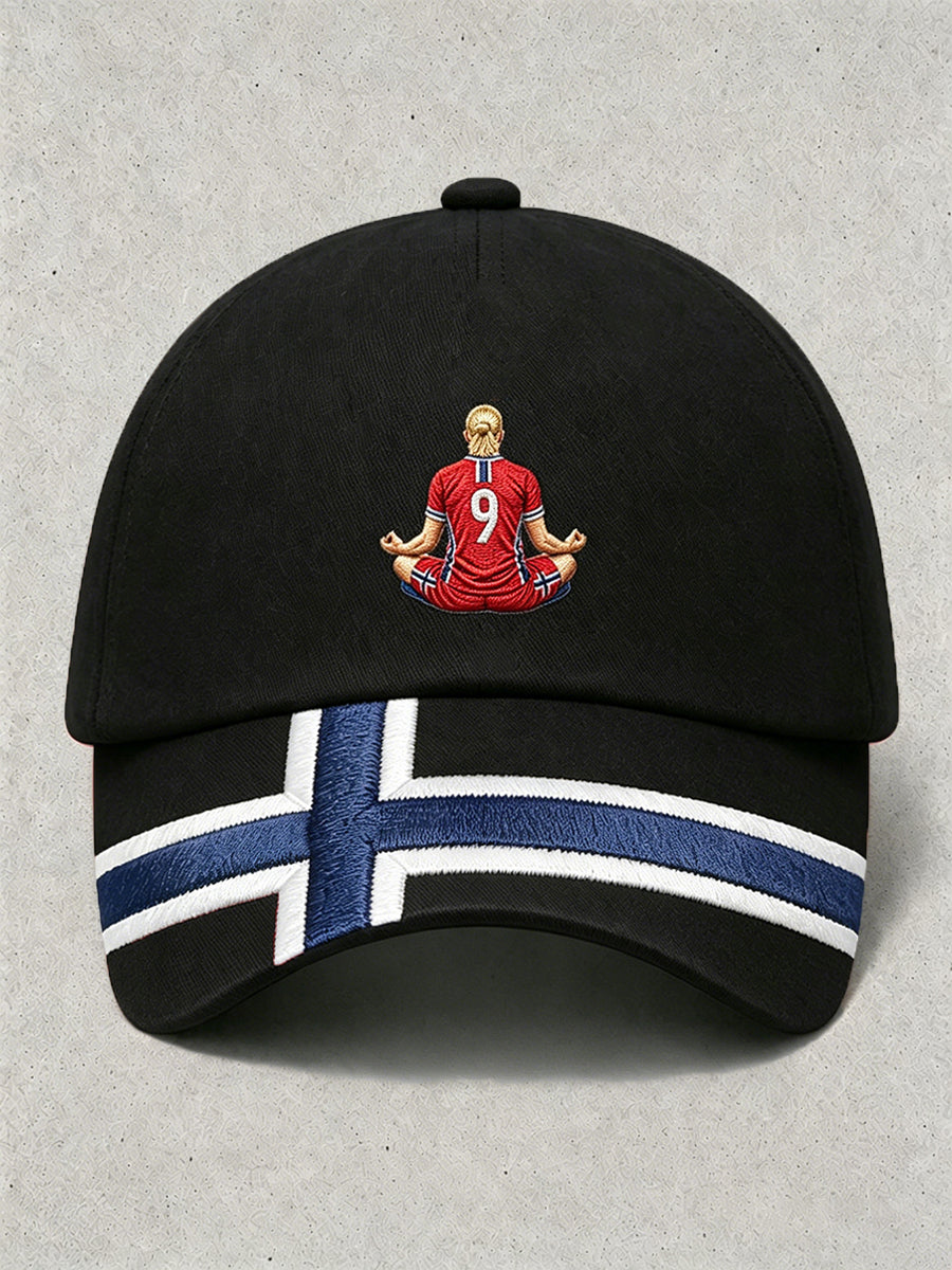 Unisex fotbollssupporterkeps med norsk design