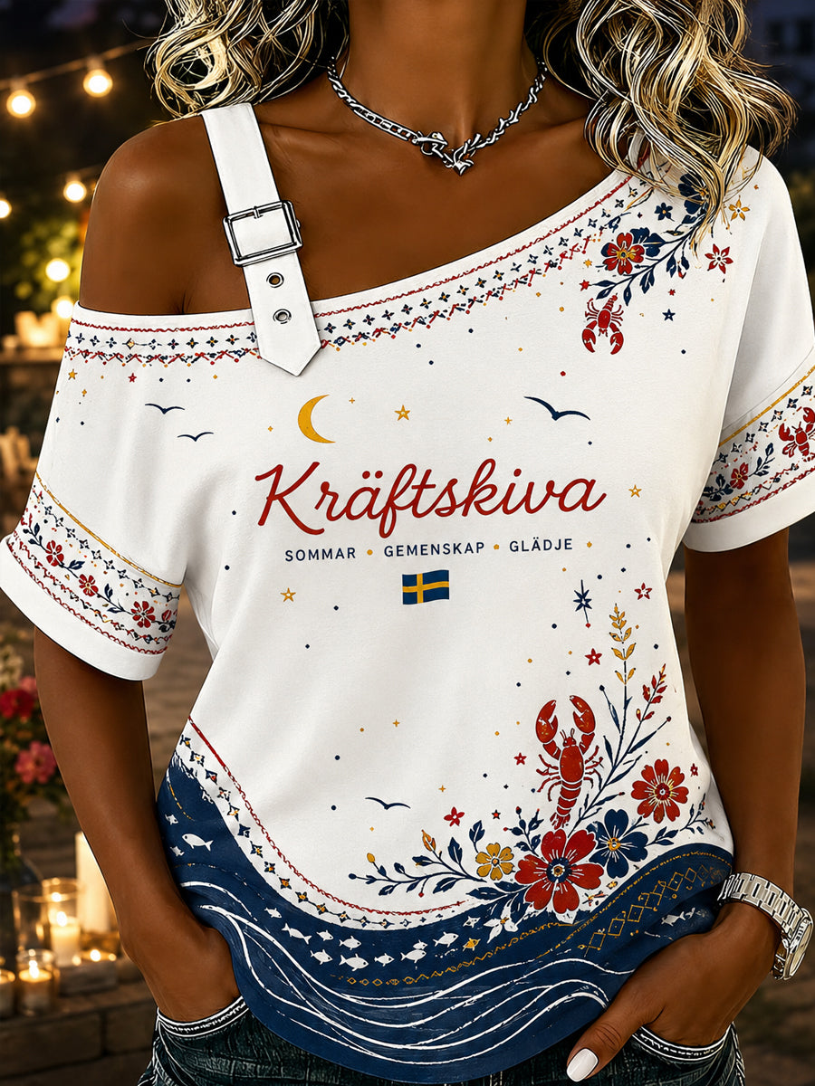 Damer Svensk Hummerfestival Minneskonsttryck Topp
