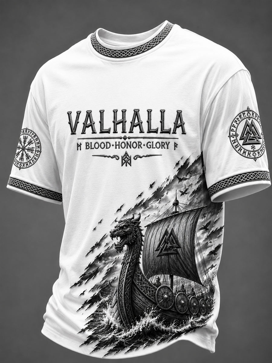 Herrtröja med Valhalla-print