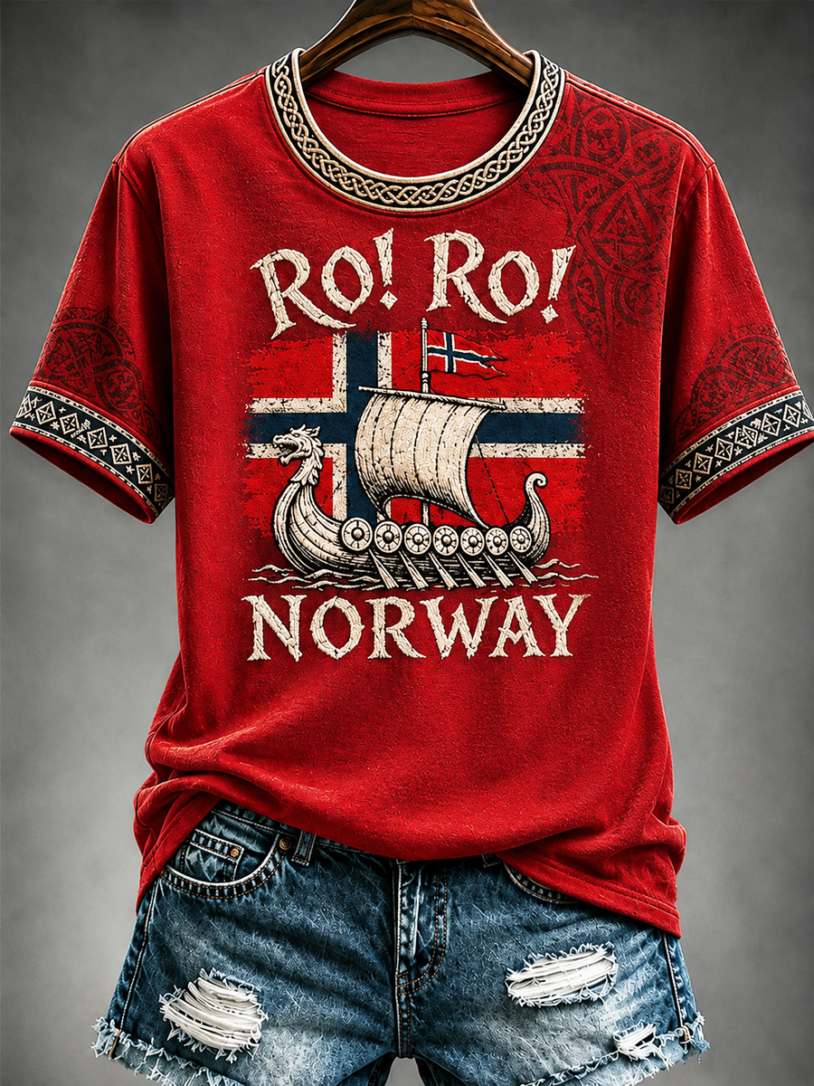 Kvinnor Ro! Ro! Norges kortärmad T-shirt