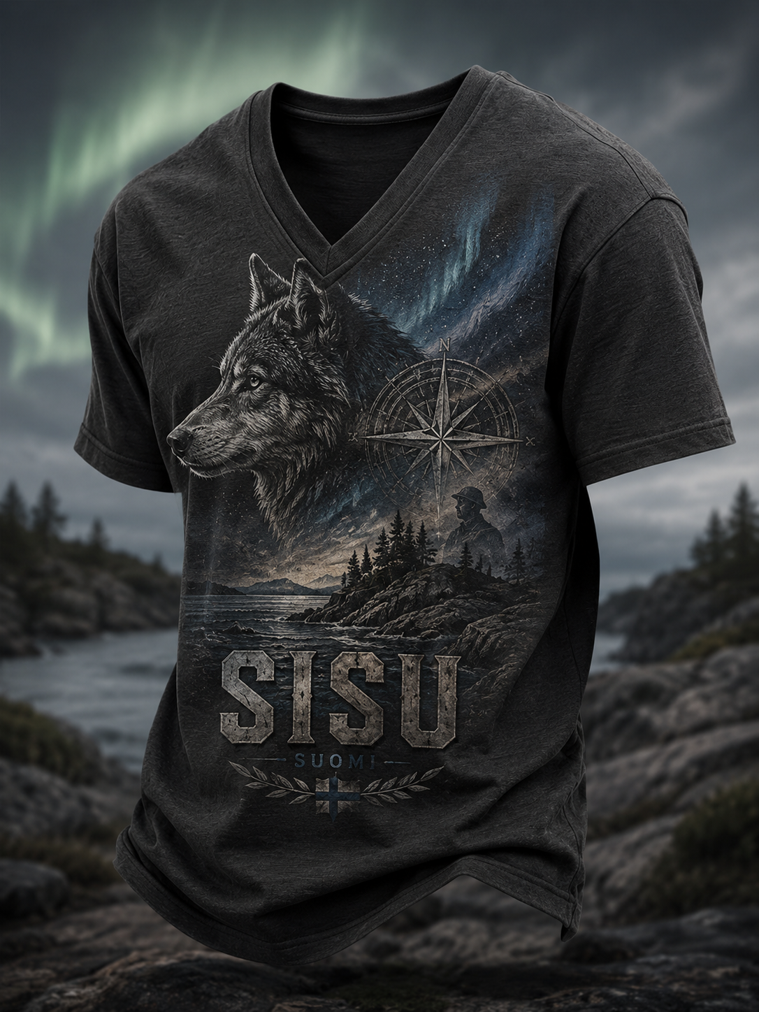 Veteran Sisu V-Hack T-shirt