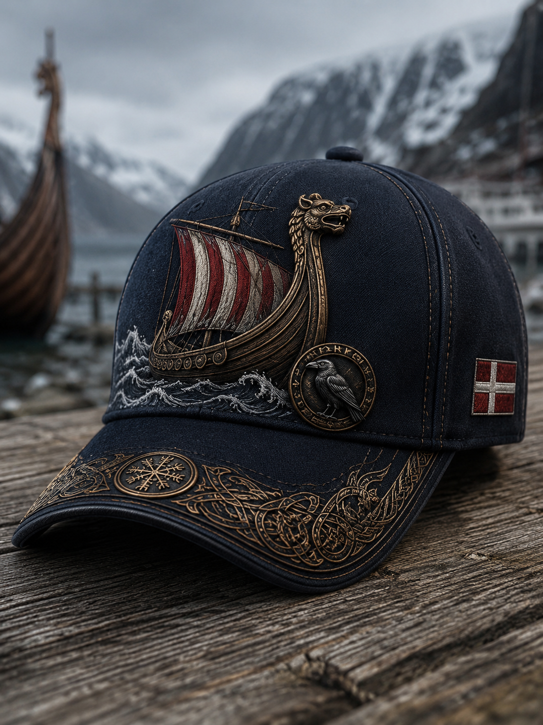 Danska vikingar unisex-hatt