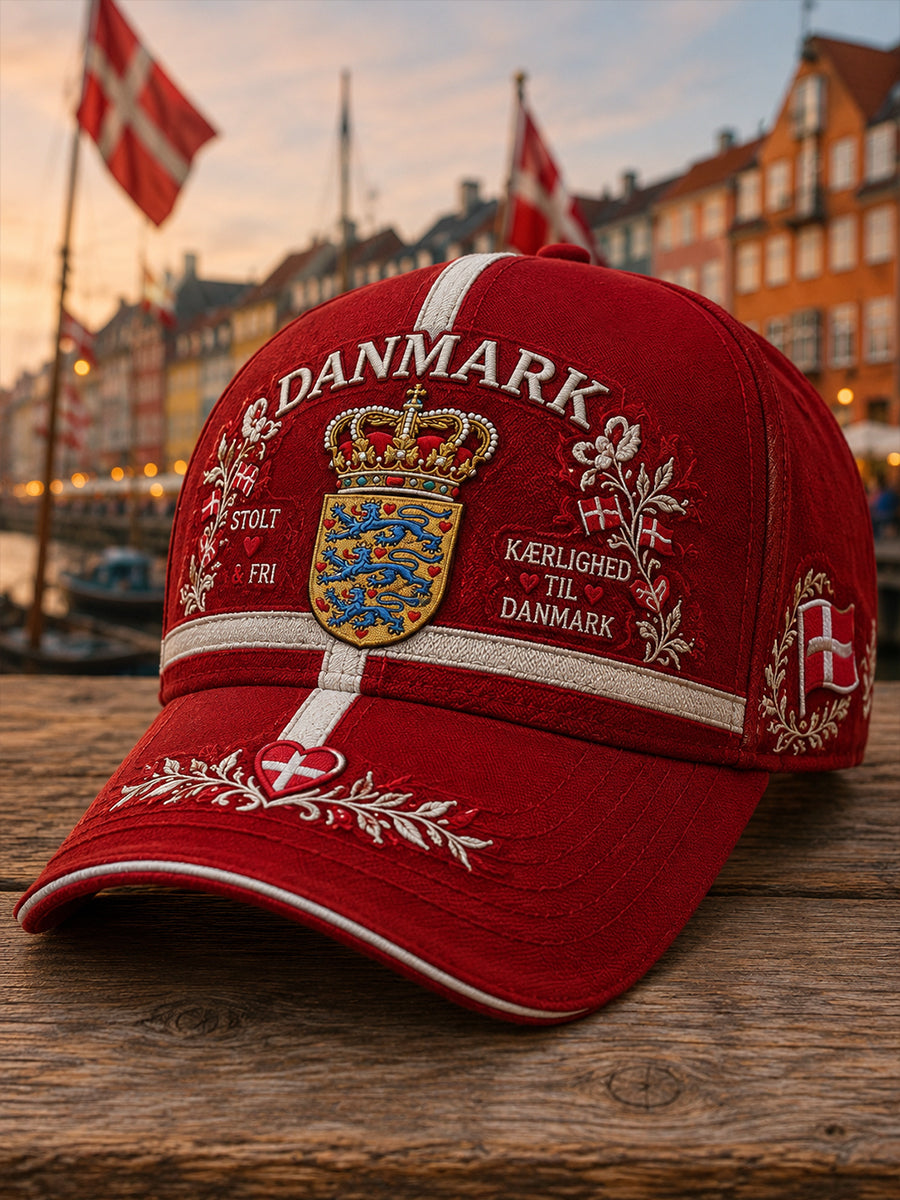 Keps med patriotisk minnesmärkeprint