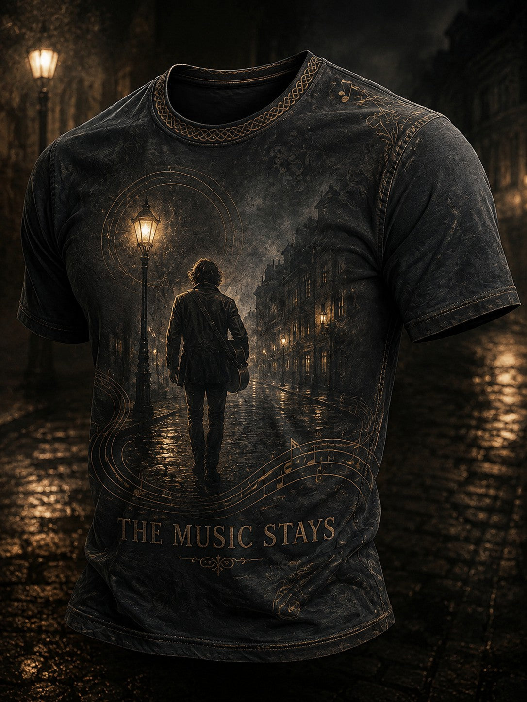 Mäns Glen minne tryckt T-shirt