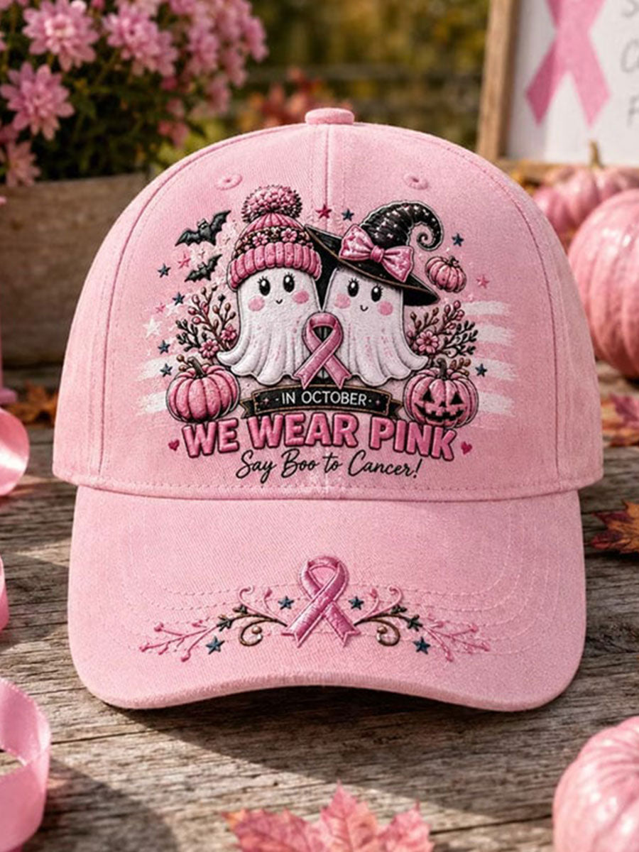 Unisex I oktober bär vi rosa hatt