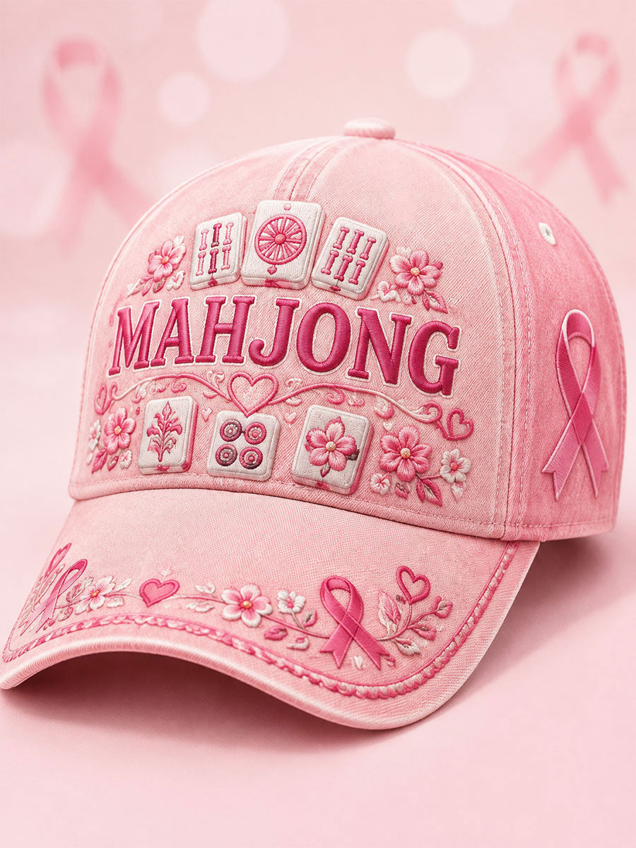 Mahjong-hattar för upplysning om bröstcancer hos kvinnor