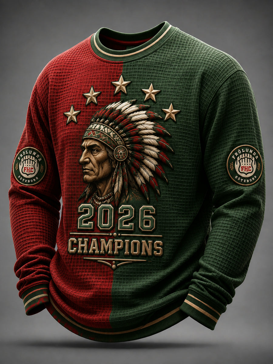 Göteborgs hockeymästare 2026 våffelvävt t-shirt