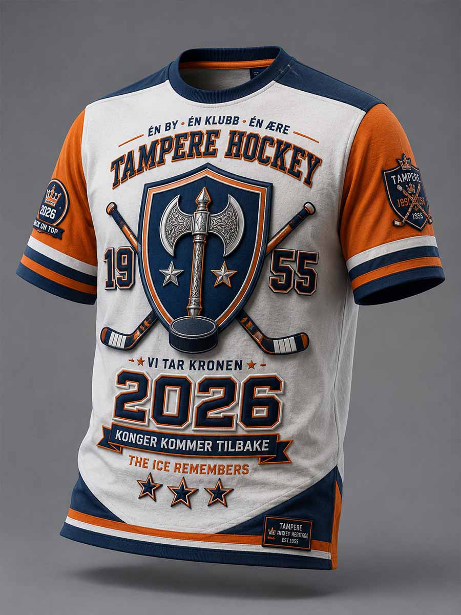 Herrarnas ishockeytröja – Tappara Heritage Champion-gedenktröja