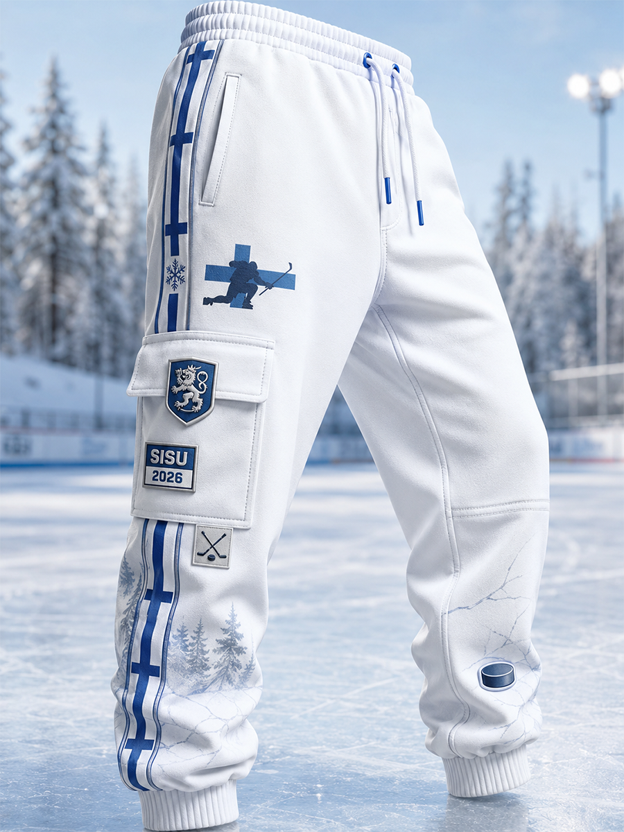 Herrliga finska ishockey-träningsbyxor i casual-stil