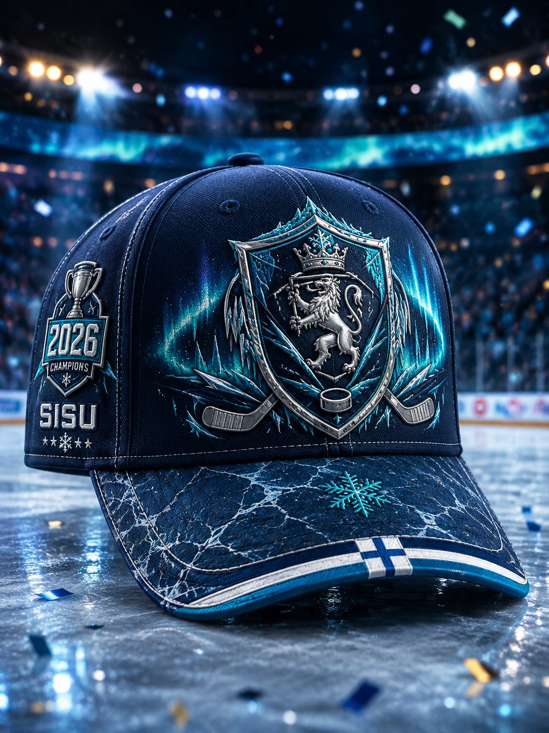 Finsk ishockey unisex mössa