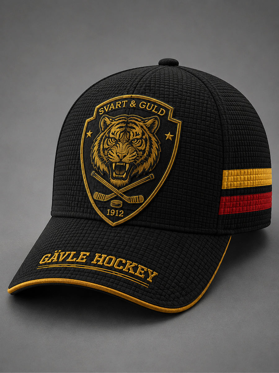 Gävle Hockey Tiger Crest Baseball Caps
