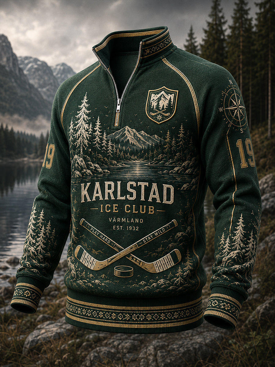 Herrtröja i svensk ishockey för fans och älskare, långärmad