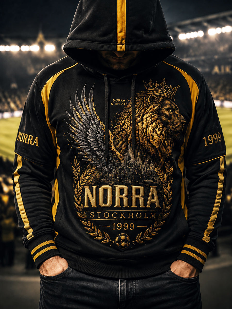 Herrarnas Svartgult Heritage-fotbollshoodtröja