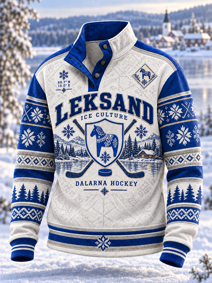 Mäns svenska hockey Leksands Om fans älskar fyra-knapp