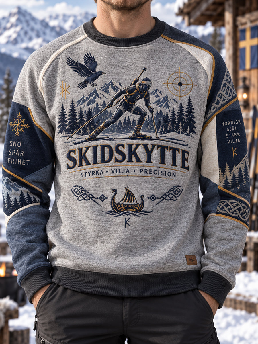 Herrens Sverige Skidskytte Heritage Winter Jersey