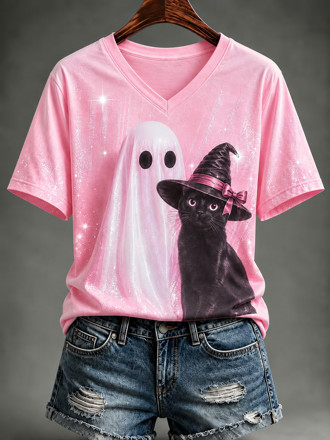 Dammens bröstcancer-T-shirt med korta ärmar