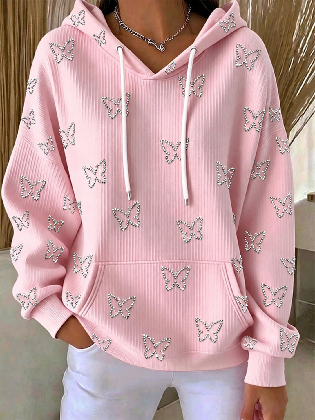 Kvinnors bröstcancer Hoodie för kvinnor
