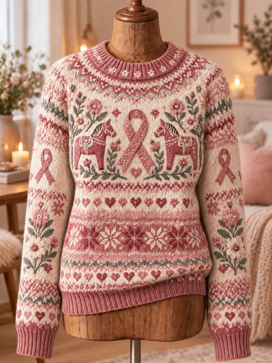 Kvinnors starkare tillsammans Rosa Sweatshirt