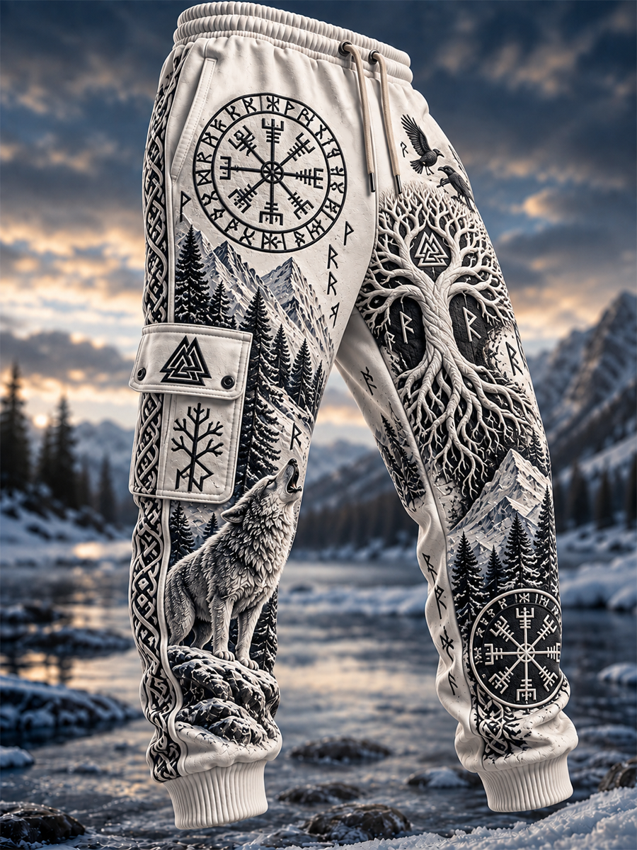 Mäns Viking Casual Sweatbyxor Byxor