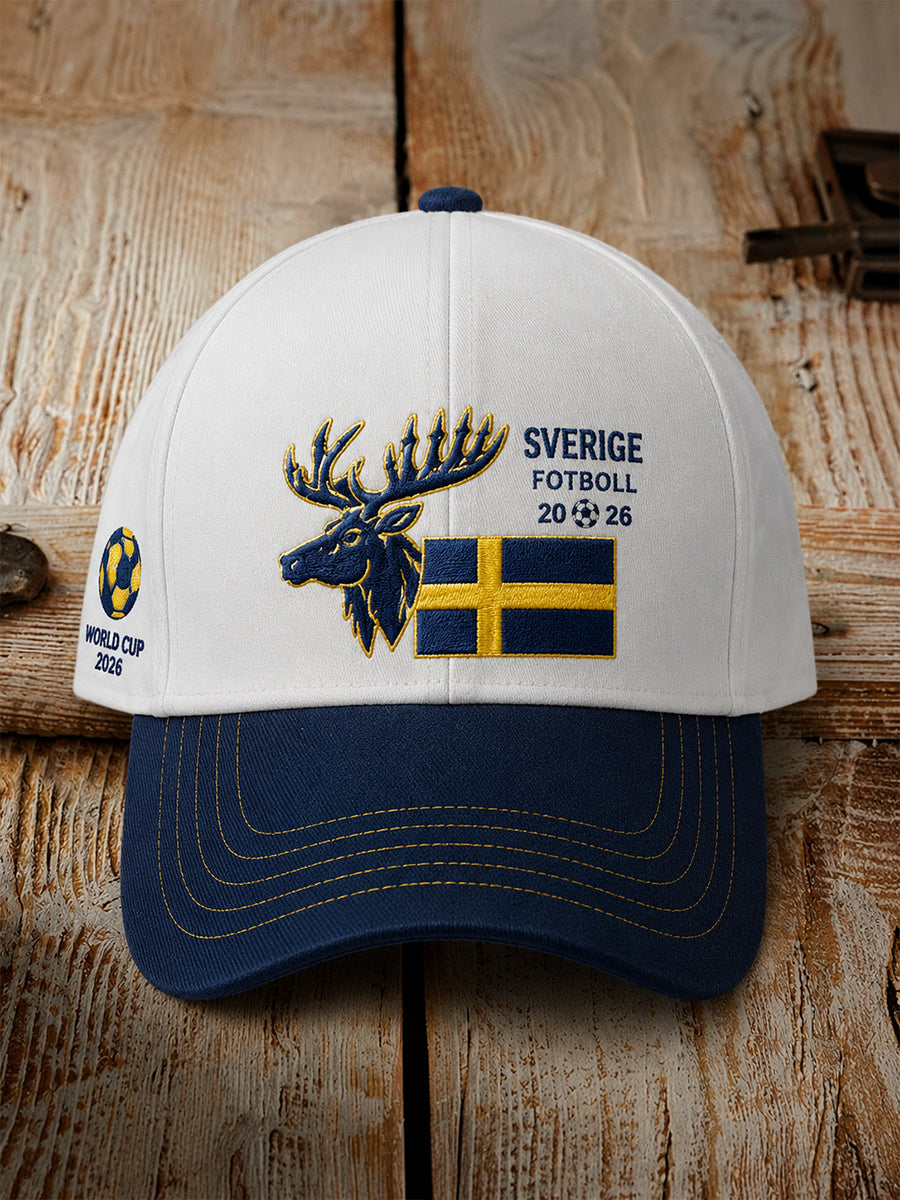 Keps med konstnärlig fotbollsprint