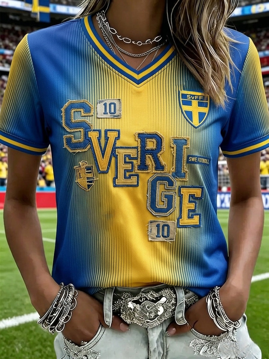 Damtröjor med tryck: Svensk fotbollsvän 2026