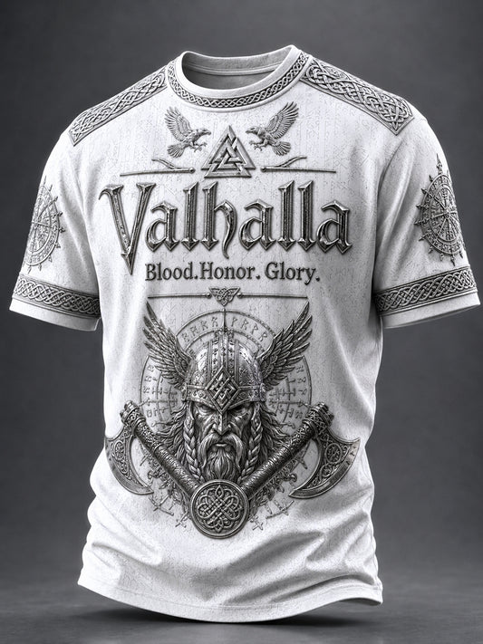 Herrtröja med Valhalla-print
