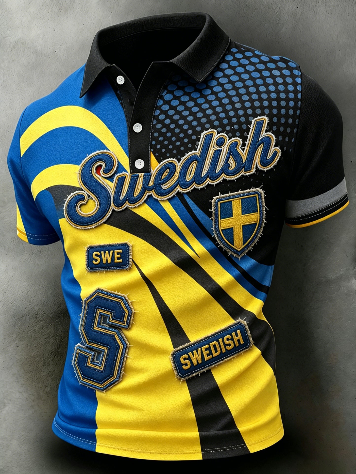 Herrarnas Svenska Fotbollsmatch Hejarklack Konsttryck Polo
