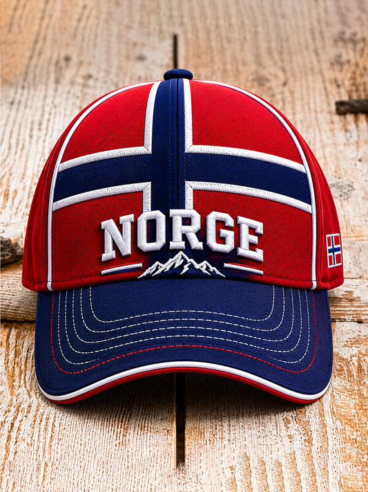 Unisex Norge fotbollsfläckhatt med konstnärlig trykt