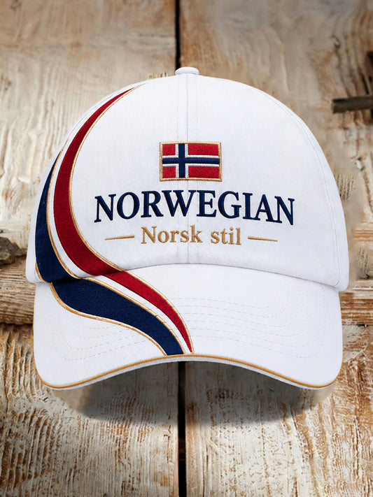 Unisex-norsk tifokeps med konstnärlig tryck