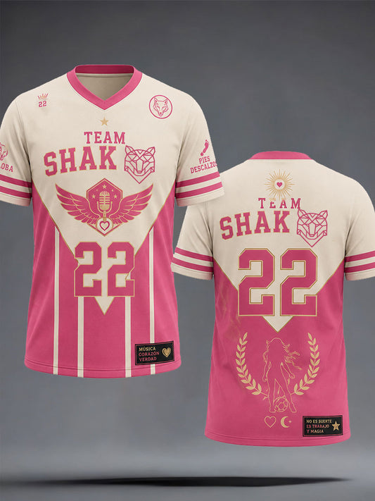 Unisex Wolf musik fotboll 2026 Shak Lover konst tryckt T-shirt