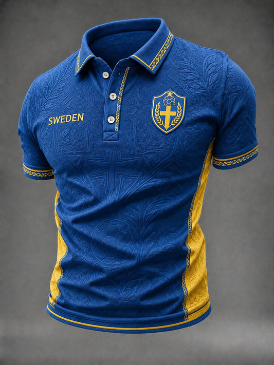 Herrtröja med fotbollsmotiv från Sverige