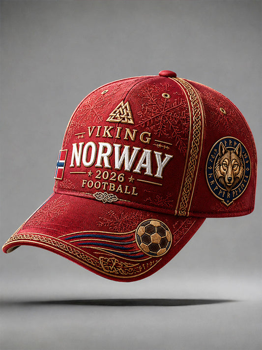 2026 Norges fotbollsstil Unisex hatt