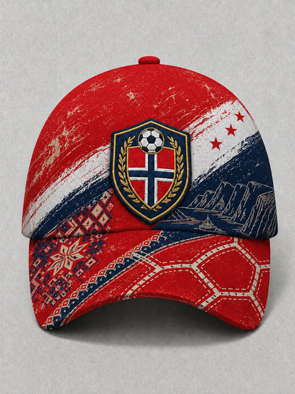 Unisex Heia Norge fotbollsfläkt Graphic Resort Caps