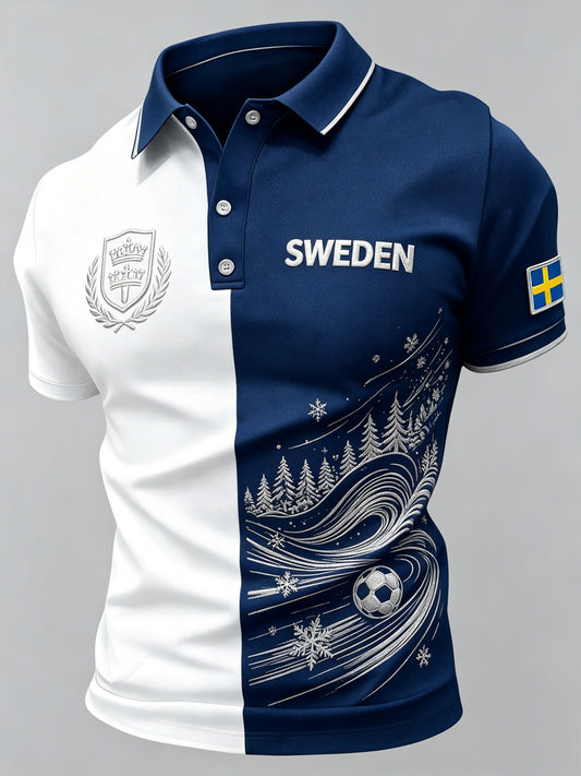 Herrtröja i svensk fotboll med korta ärmarna