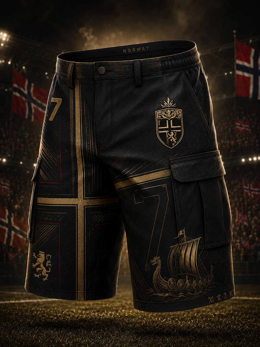 Mäns fotboll-tema tryckta korta lastbyxor