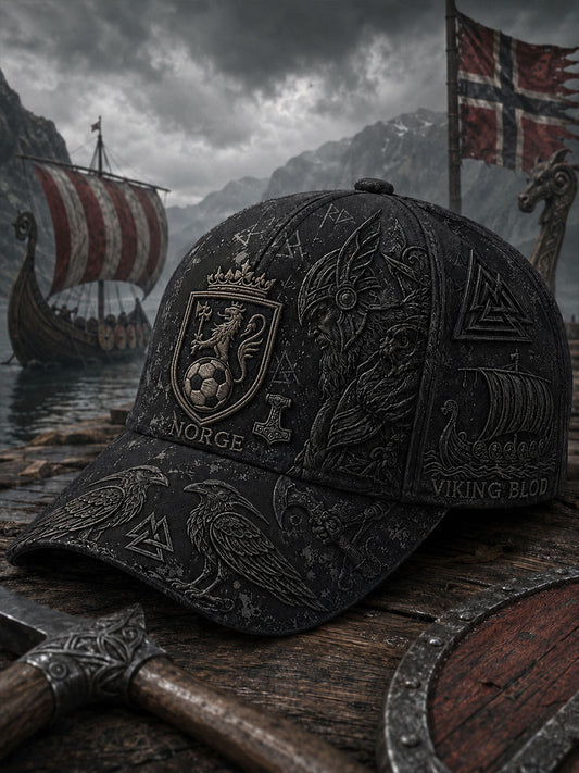 Viking Norge Fotboll Unisex Hattar
