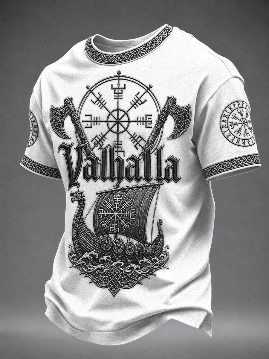 Herrtröja med Valhalla-print