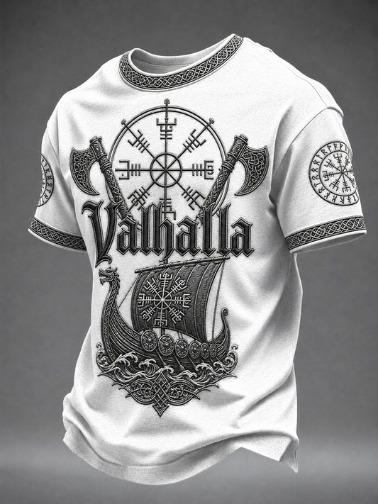 Herrtröja med Valhalla-print