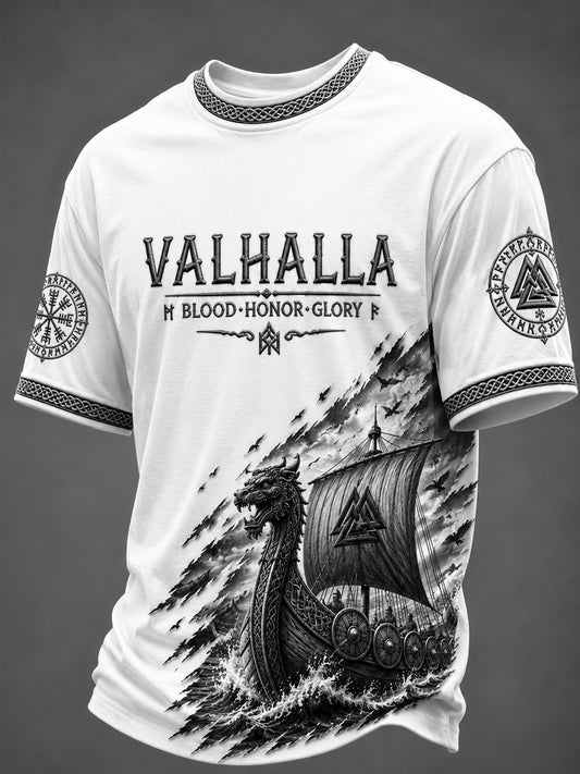 Herrtröja med Valhalla-print