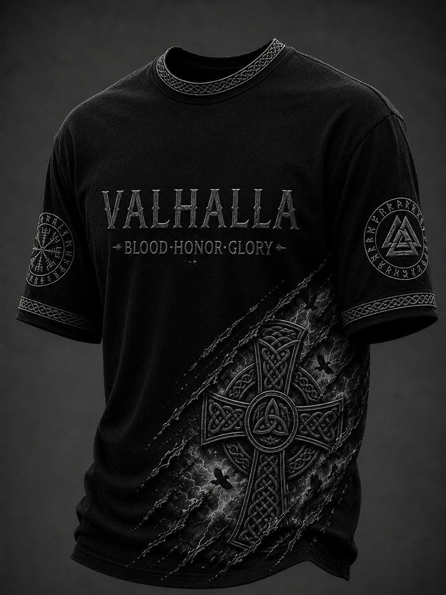 Herrtröja med Valhalla-print