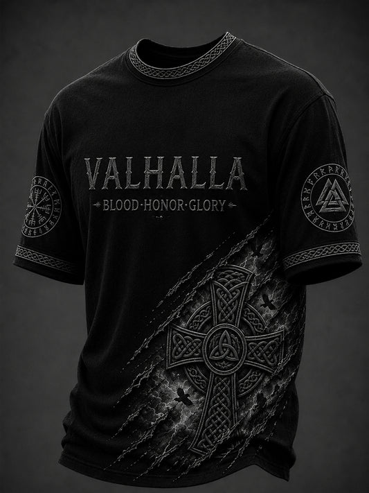 Herrtröja med Valhalla-print