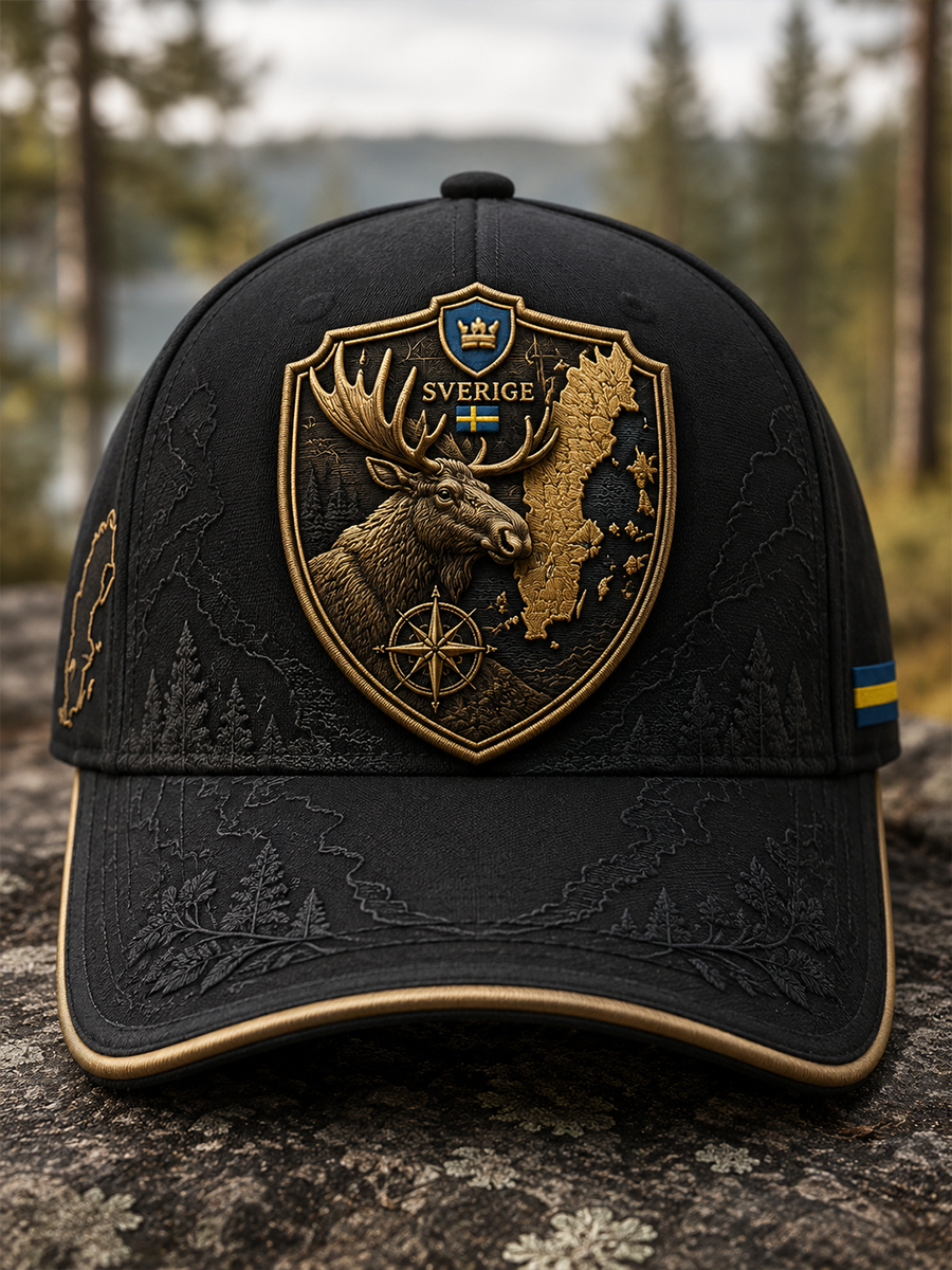 Svenska djurkarta Unisex Hatt