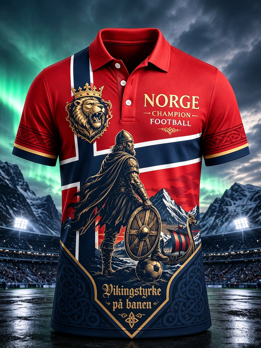 Mäns Norges dag minneskonst Skriv ut Polo.