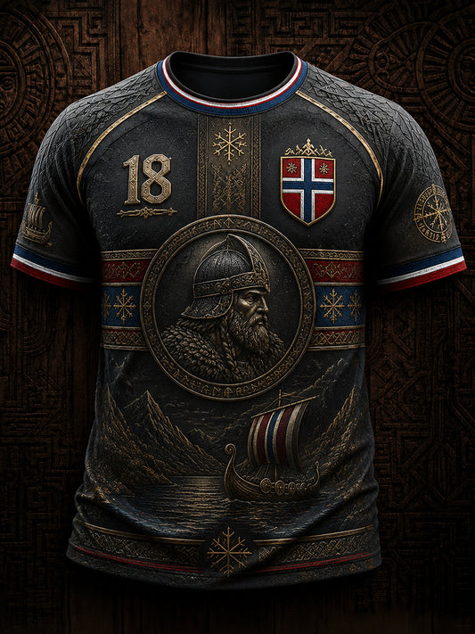Retro norska vikingarkrigare