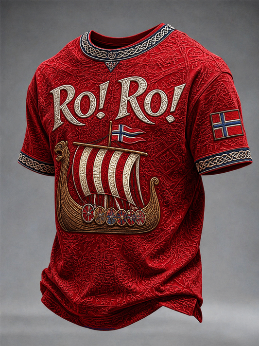 Herrarnas Ro! Ro! Norge kortärmad t-shirt