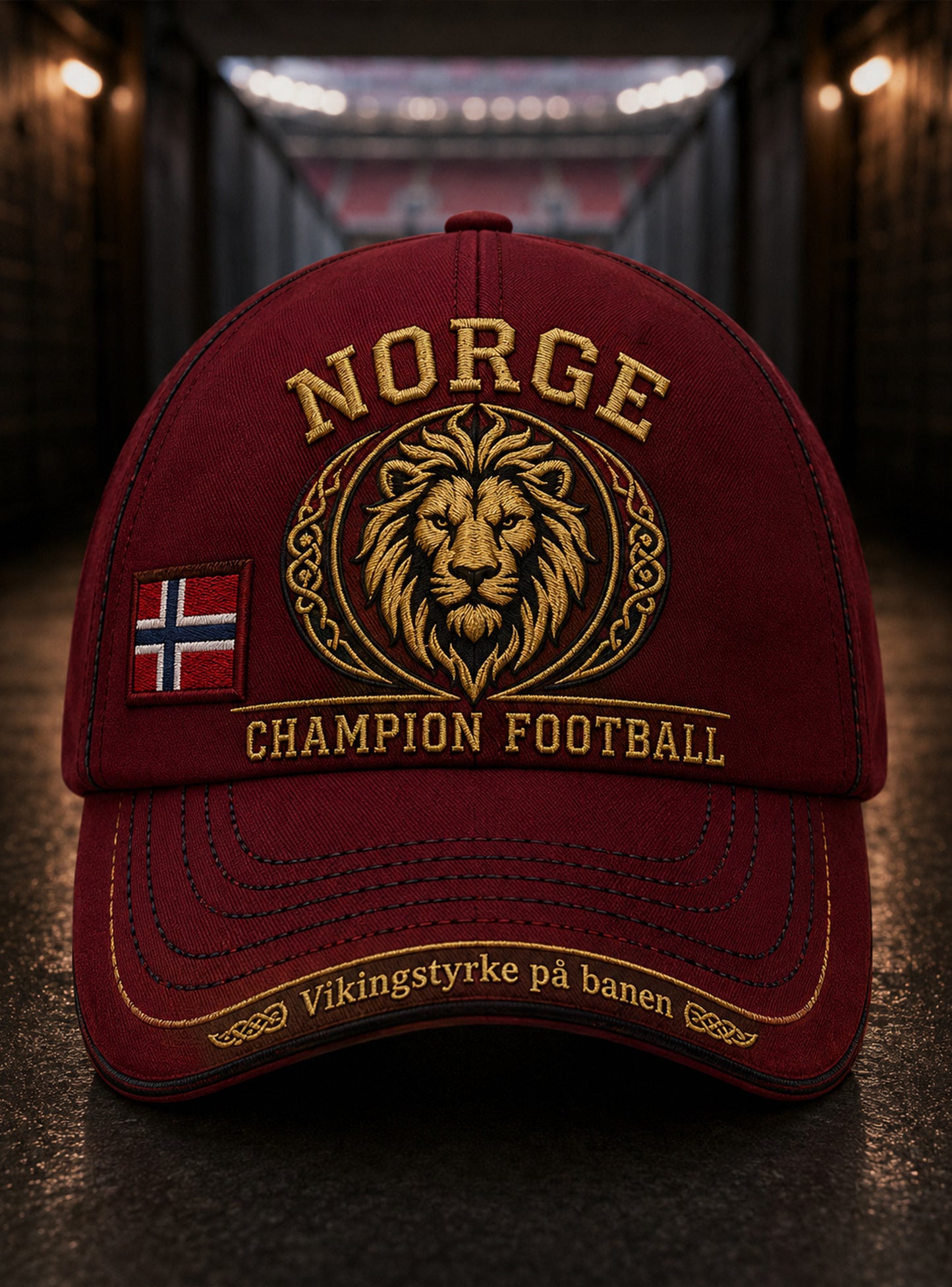 Unisex norsk vikinga-tema konst Print hatt