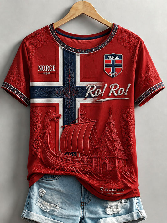 Damernas Norge-viking T-shirts