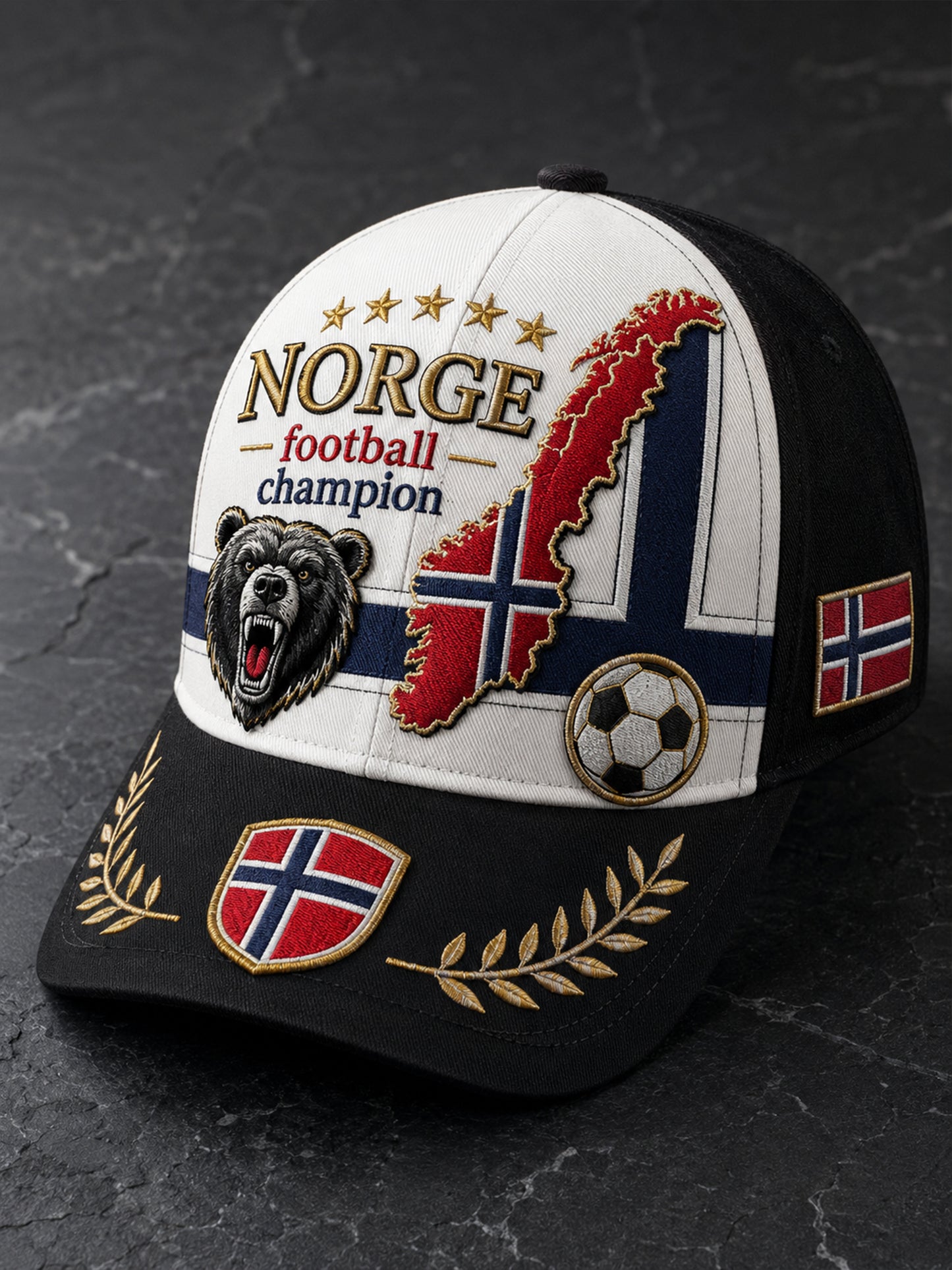 Unisex Norska Viking-tema Patriotisk kulturkonst Print Hat