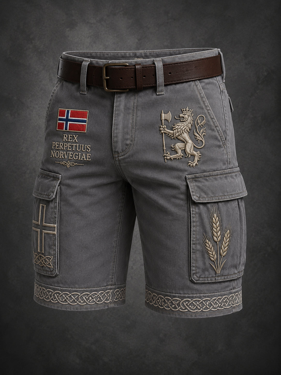 Mäns St. Olaf dag minne konst Print Shorts